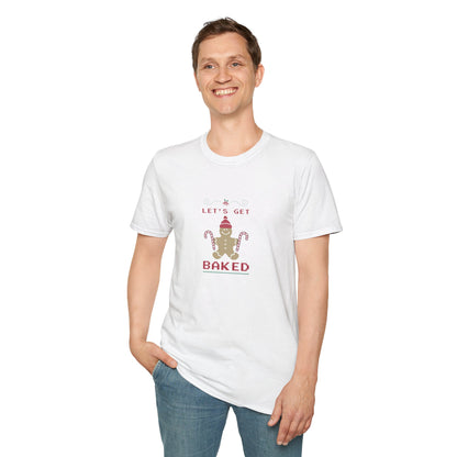 “Let’s Get Baked” Gingerbread T-Shirt – Fun Holiday Baking Tee