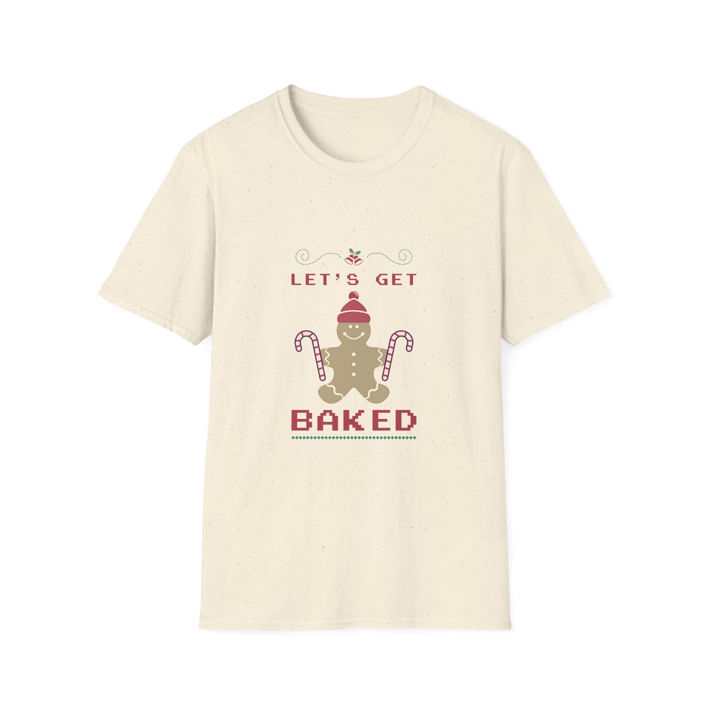 “Let’s Get Baked” Gingerbread T-Shirt – Fun Holiday Baking Tee