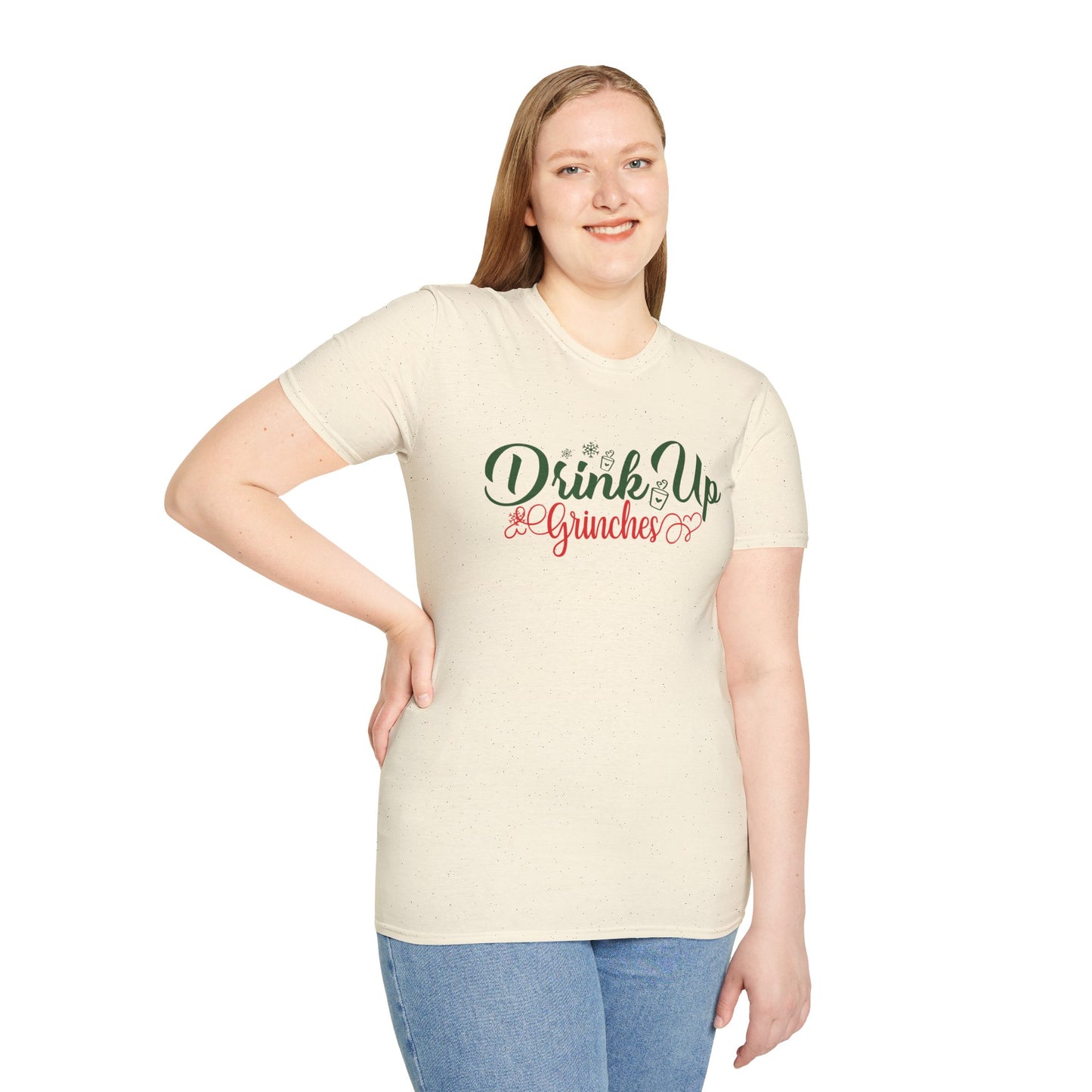 Drink Up Grinches T-Shirt – Fun Holiday Tee for Christmas Parties