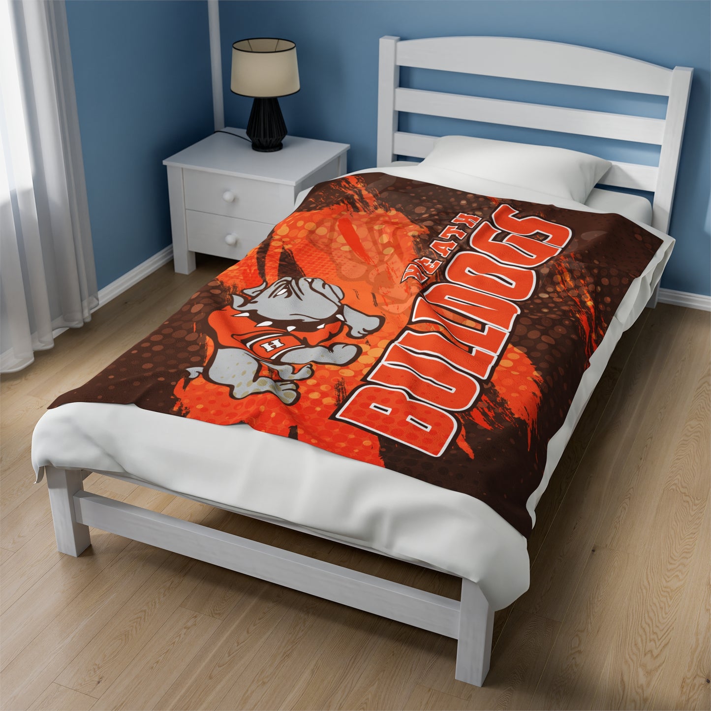 Heath High Bulldogs Plush Blanket