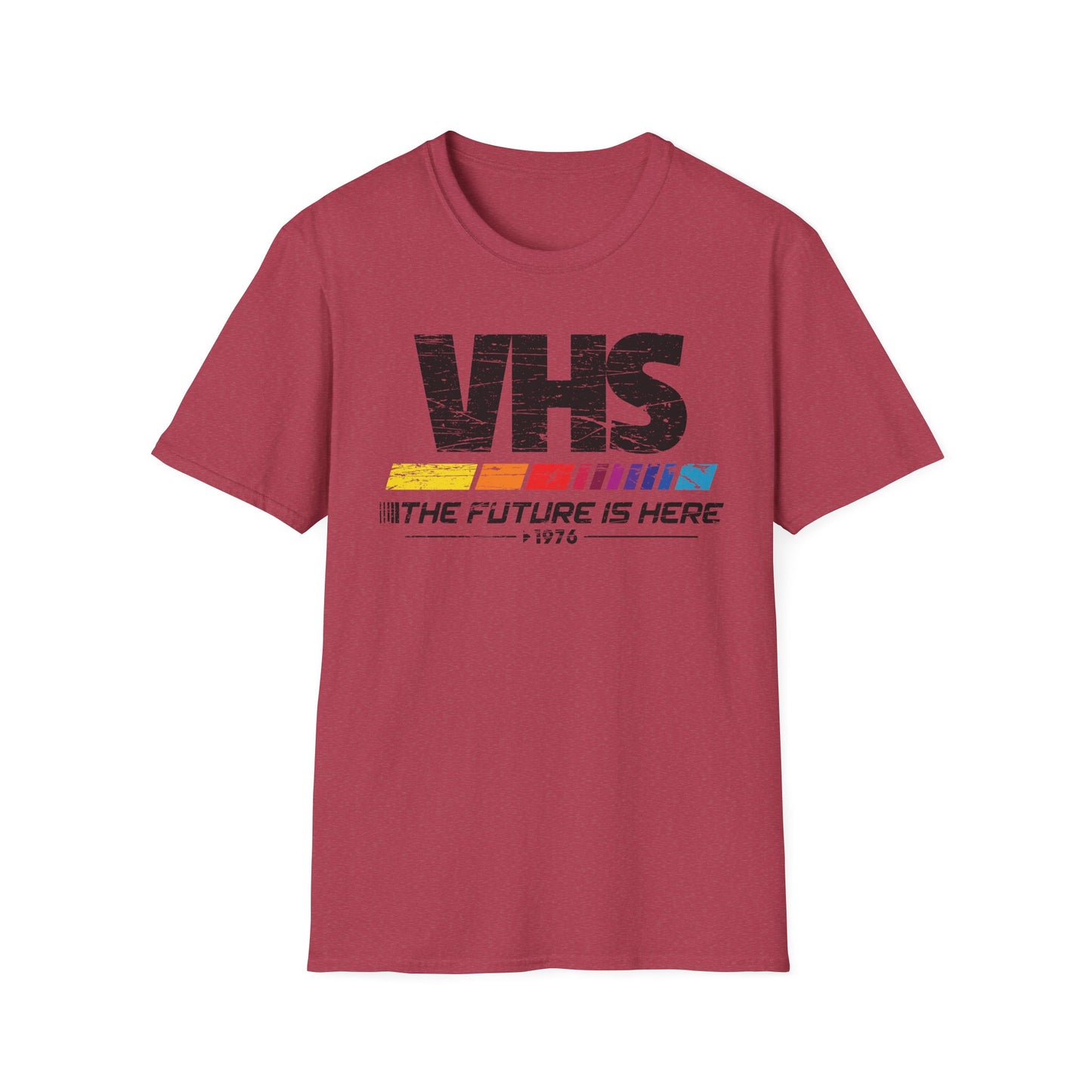 Retro “VHS” Vintage Tape Distressed Graphic T-Shirt