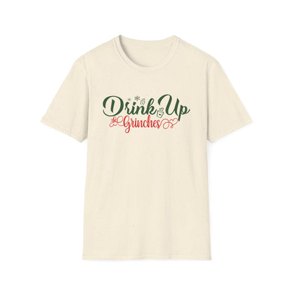 Drink Up Grinches T-Shirt – Fun Holiday Tee for Christmas Parties