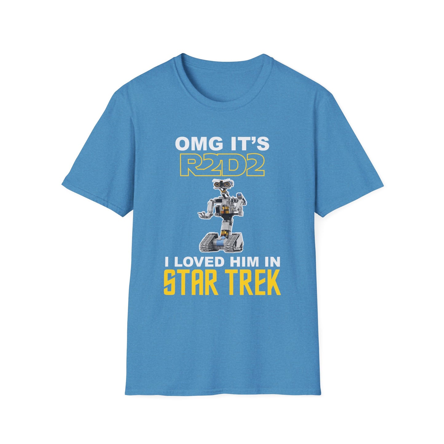 OMG It’s R2D2 – I Loved Him in Star Trek Funny Sci-Fi Mashup T-Shirt