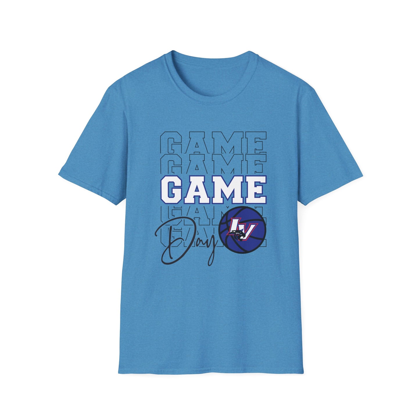 Game Day Lady Panther Basketball Spirit T-Shirt