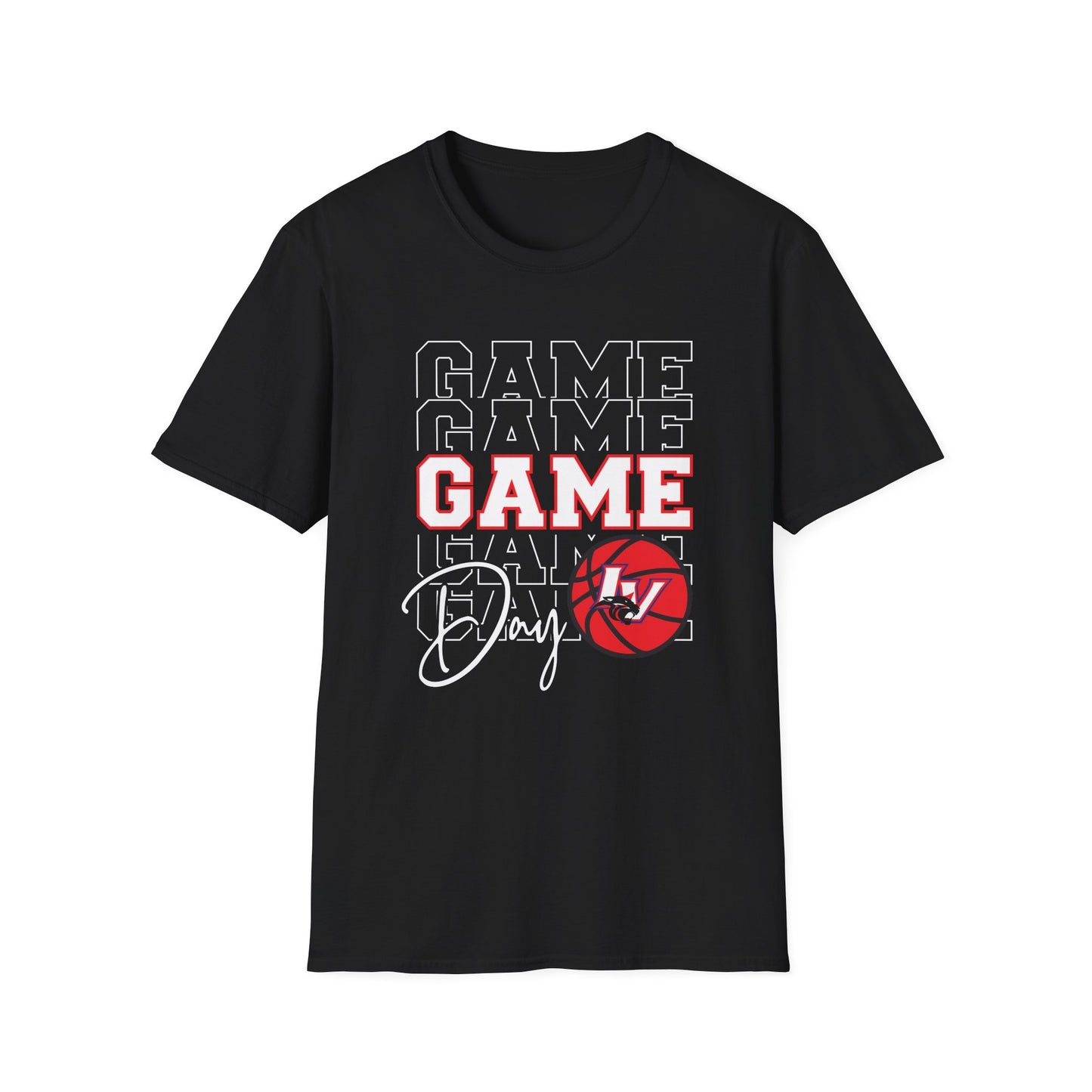 Game Day Lady Panther Basketball Spirit T-Shirt