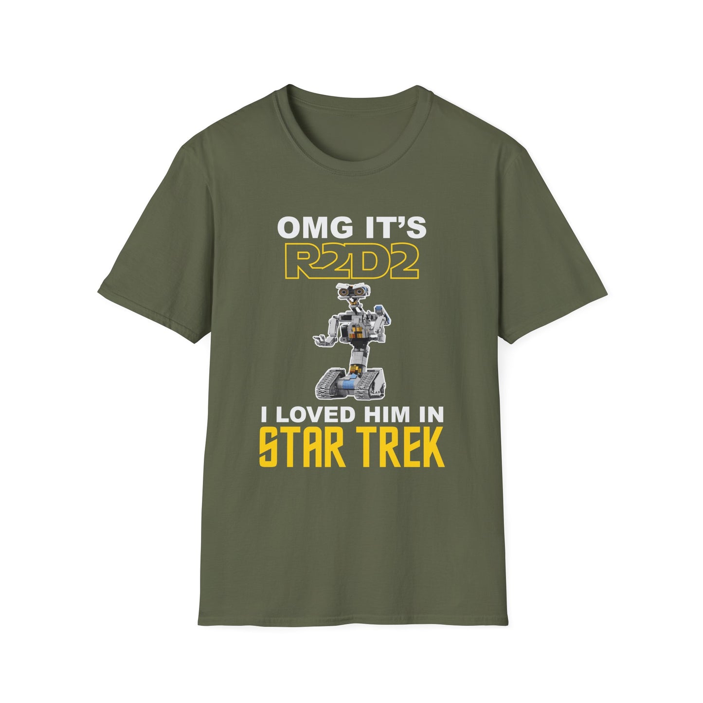 OMG It’s R2D2 – I Loved Him in Star Trek Funny Sci-Fi Mashup T-Shirt