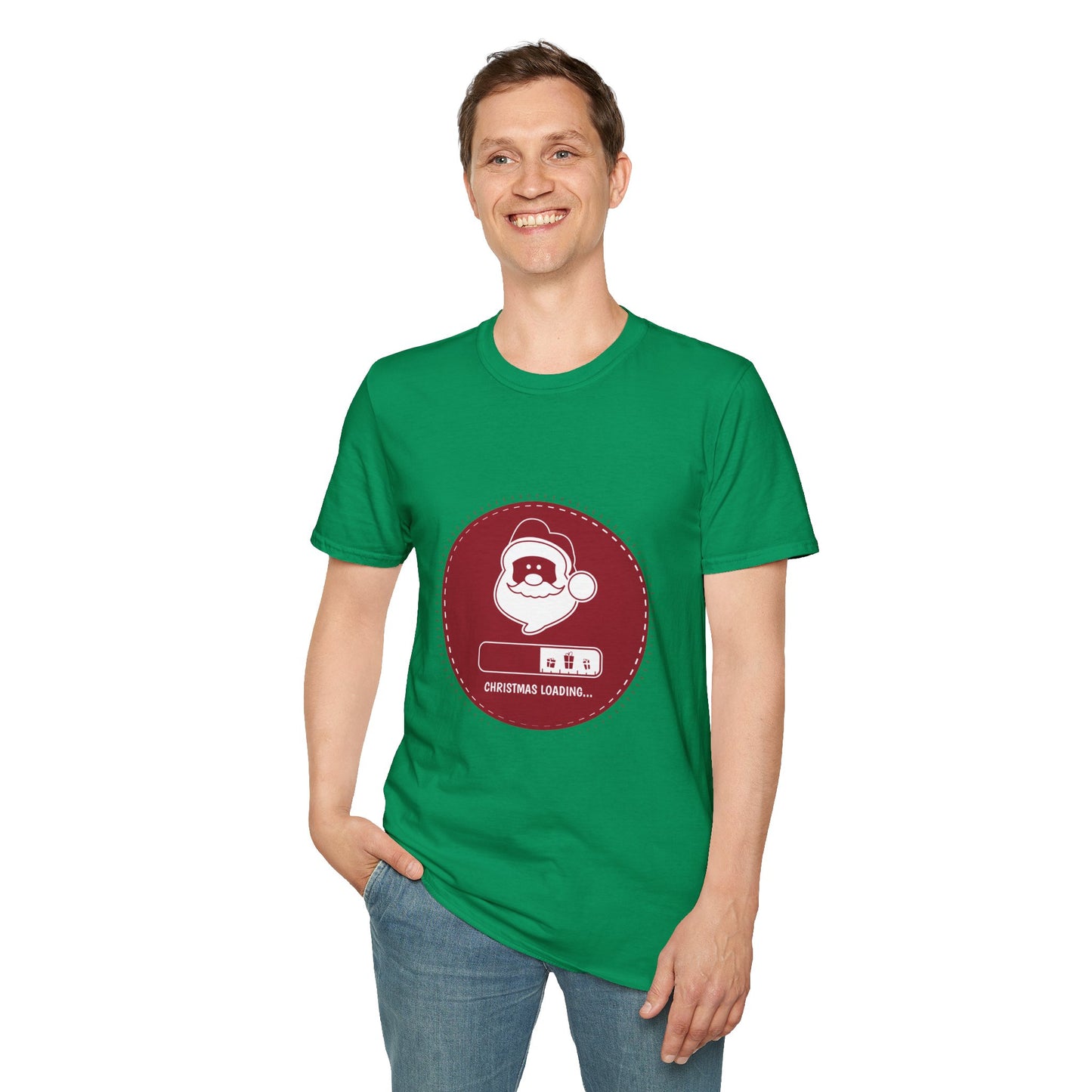 “Christmas Loading” T-Shirt – Fun Santa Holiday Tee for Christmas Countdown