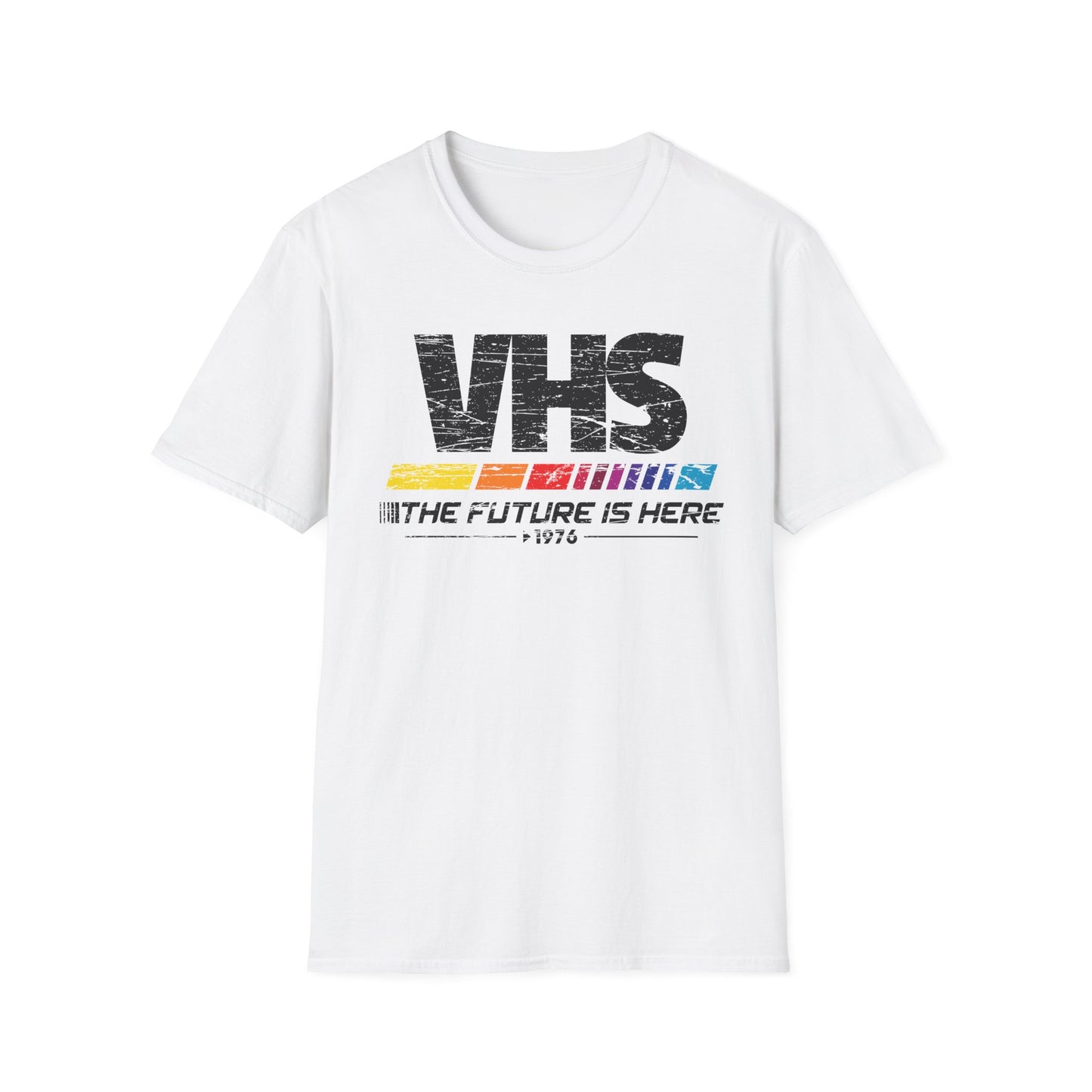 Retro “VHS” Vintage Tape Distressed Graphic T-Shirt