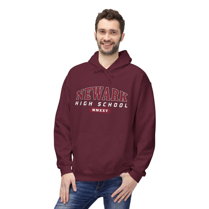 Class of 2025 Newark High Hoodie with Logo on Back