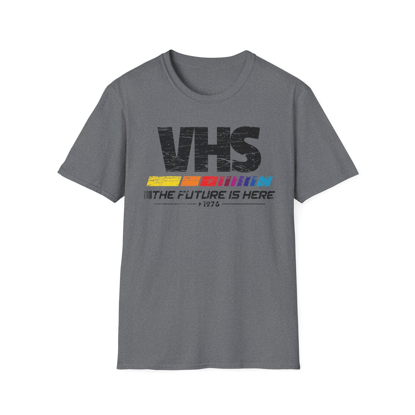 Retro “VHS” Vintage Tape Distressed Graphic T-Shirt