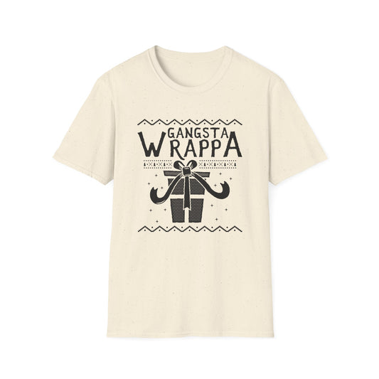 Gangsta Wrappa Christmas T-Shirt – Fun Holiday Gift Wrapping Shirt