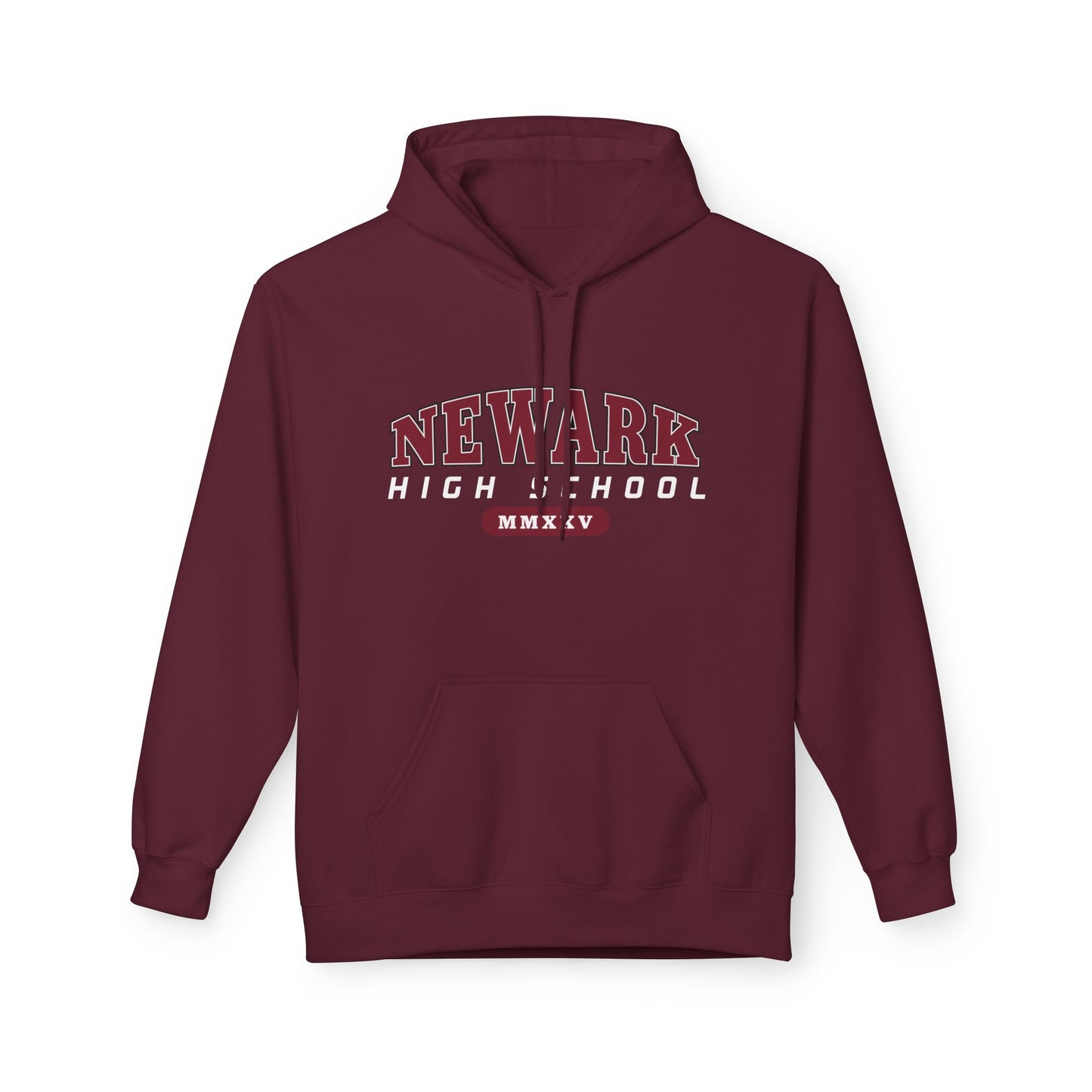 Class of 2025 Newark High Hoodie with Logo on Back