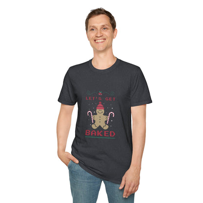 “Let’s Get Baked” Gingerbread T-Shirt – Fun Holiday Baking Tee