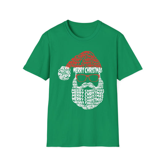 Retro Merry Christmas Santa Shirt – Fun Holiday Graphic Tee