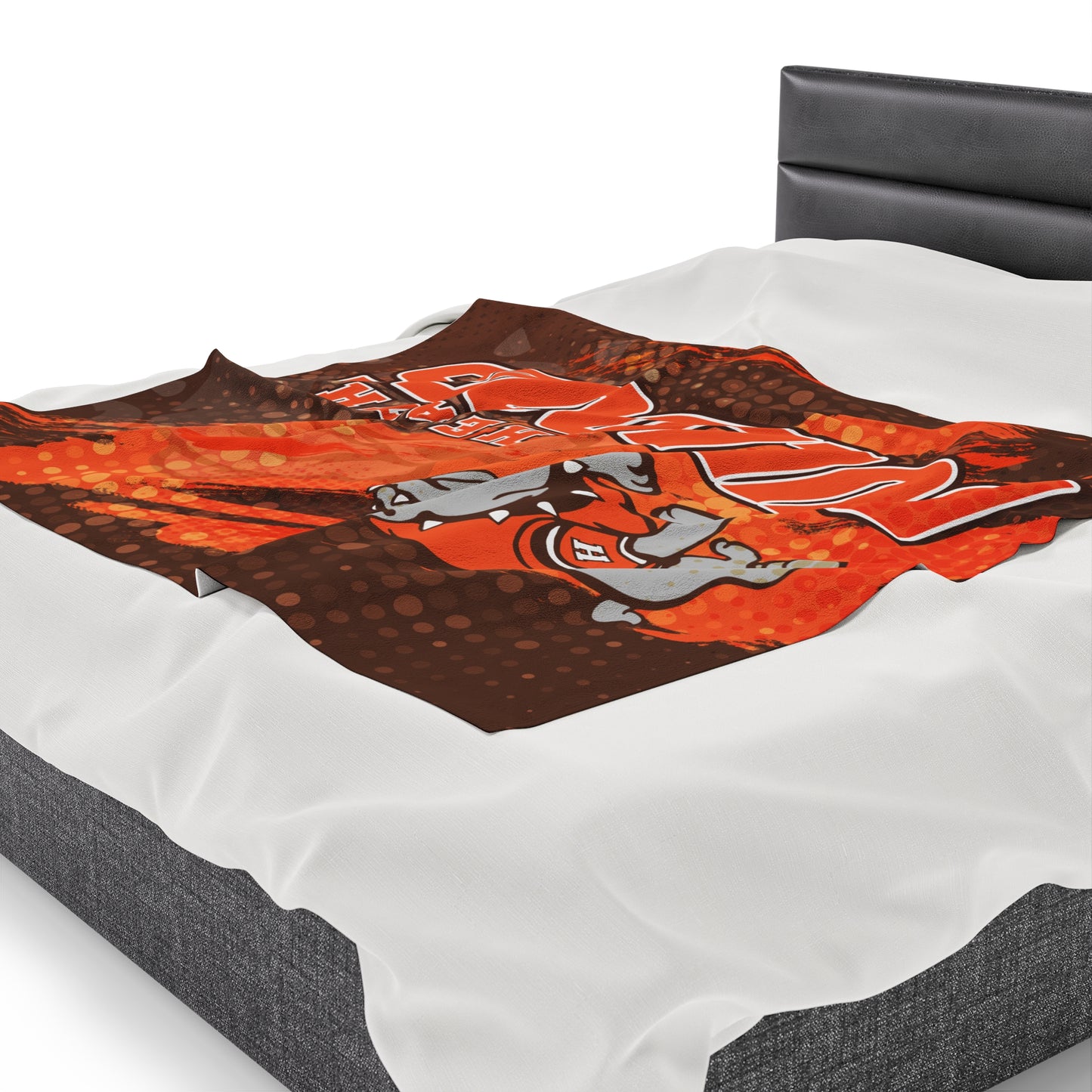 Heath High Bulldogs Plush Blanket