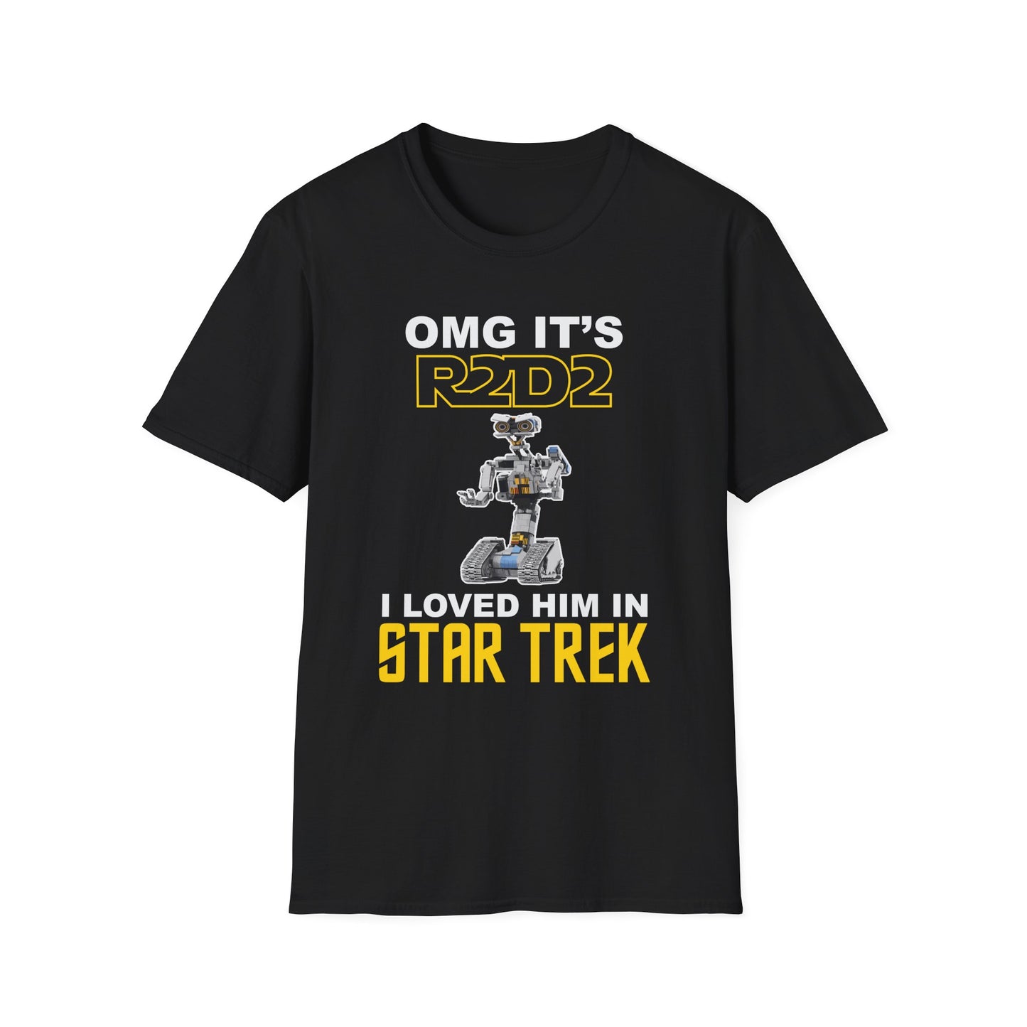 OMG It’s R2D2 – I Loved Him in Star Trek Funny Sci-Fi Mashup T-Shirt