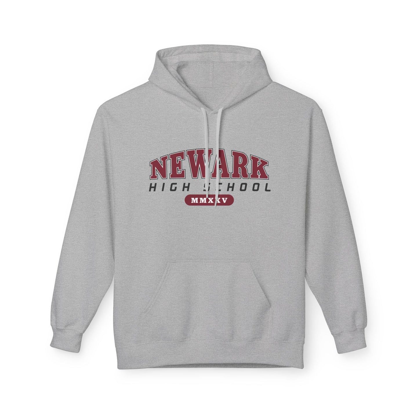 Class of 2025 Newark High Hoodie with Logo on Back