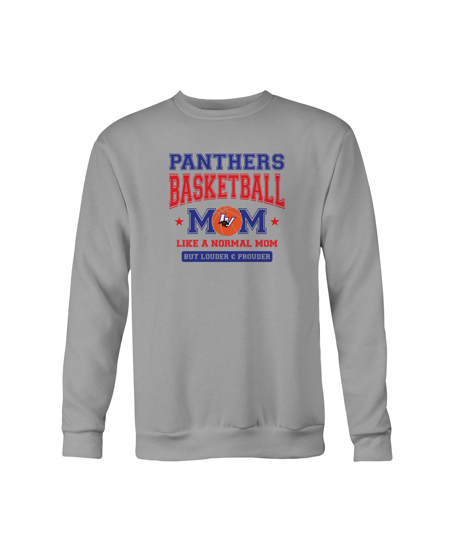 Panther Basketball Mom LV Crewneck Sweatshirt