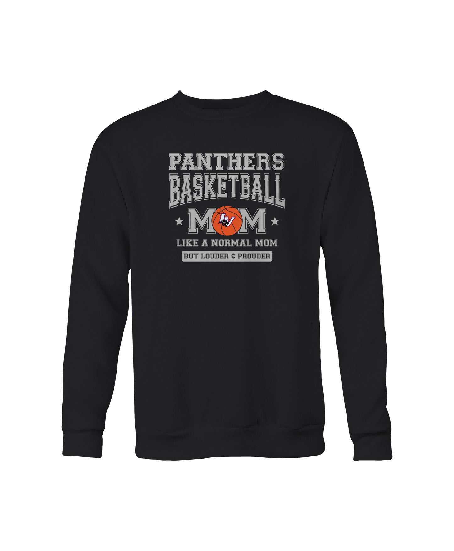 Panther Basketball Mom LV Crewneck Sweatshirt