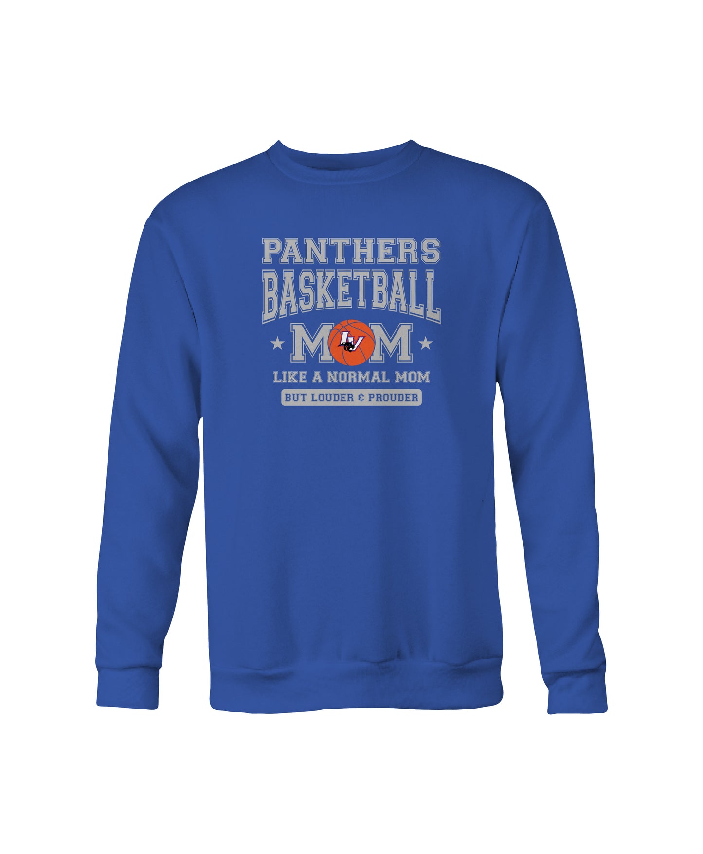 Panther Basketball Mom LV Crewneck Sweatshirt