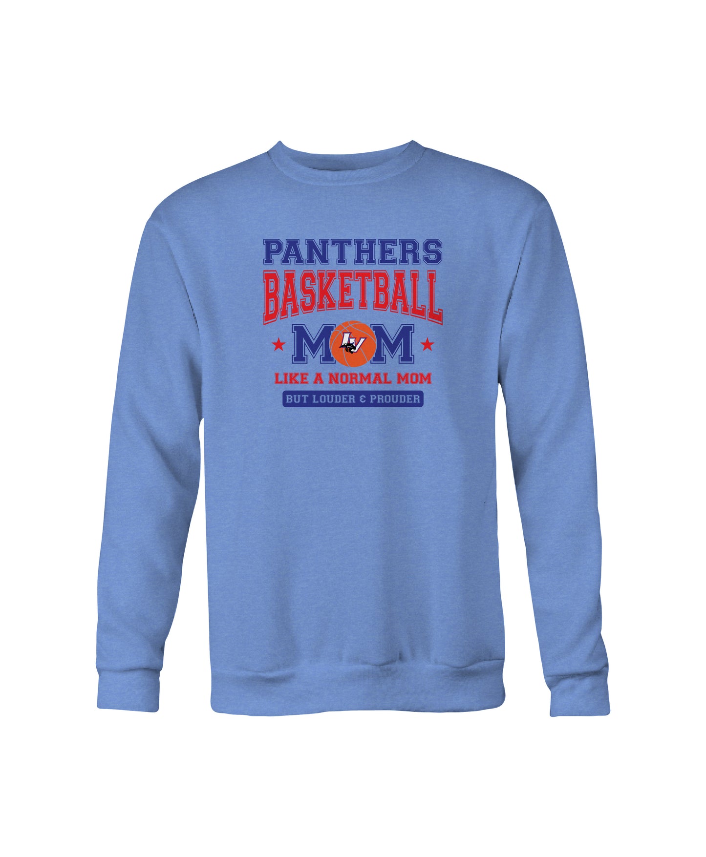 Panther Basketball Mom LV Crewneck Sweatshirt