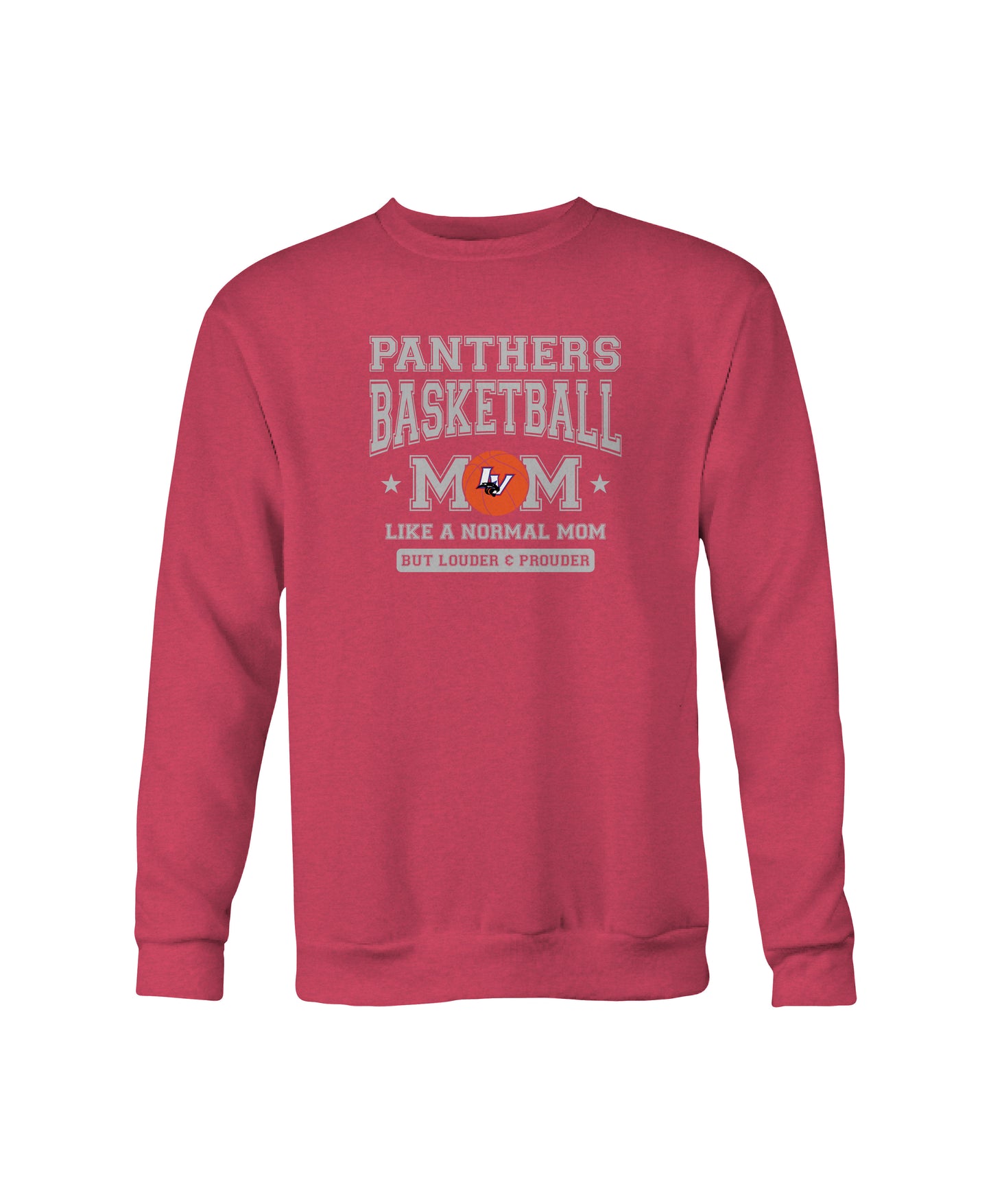 Panther Basketball Mom LV Crewneck Sweatshirt