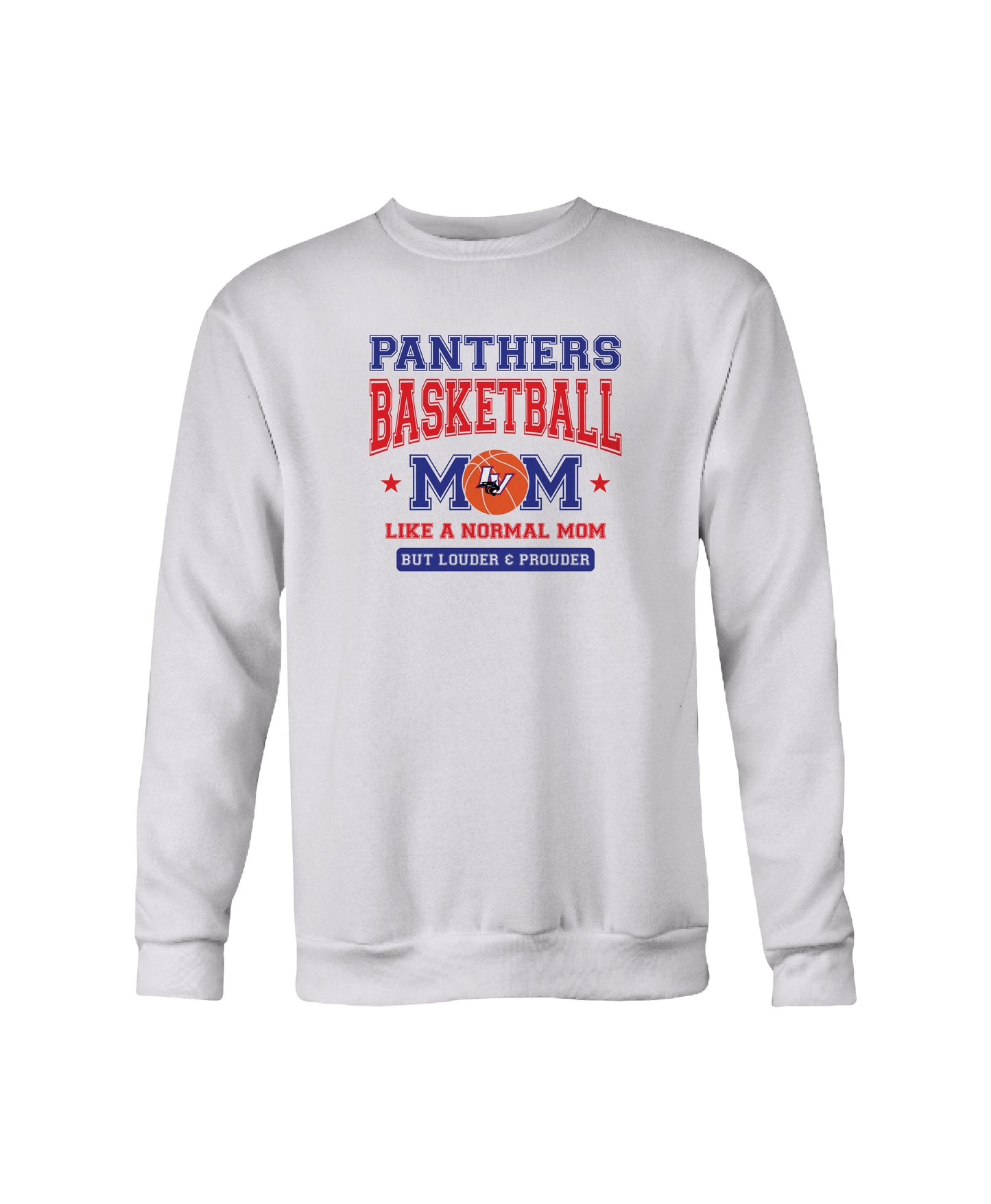 Panther Basketball Mom LV Crewneck Sweatshirt