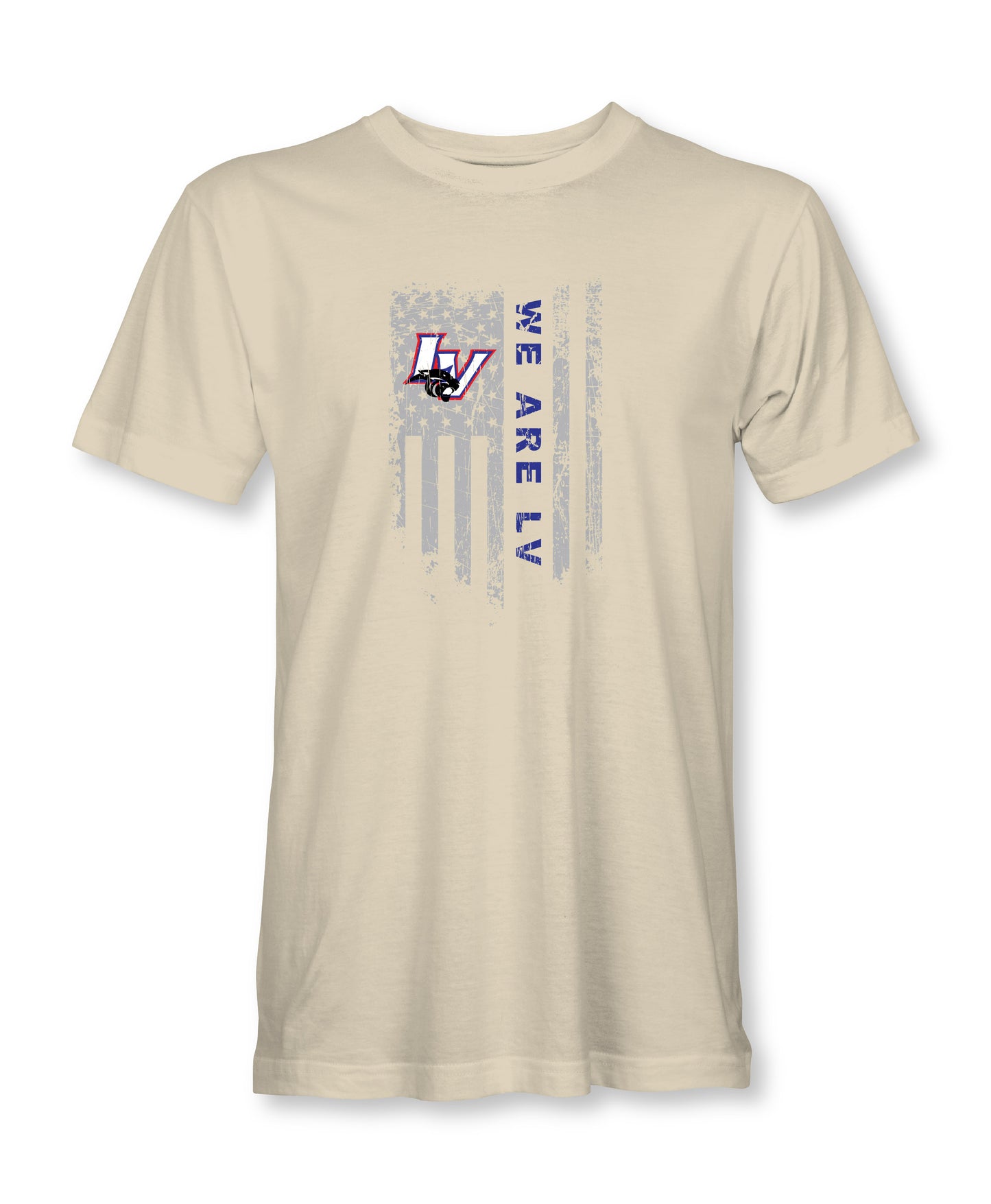 American Flag “We Are LV” School Spirit Shirt – Licking Valley Panthers Pride Tee