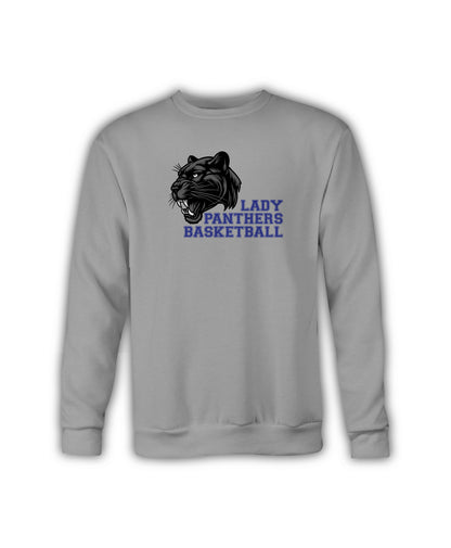 Crewneck Sweatshirt with Panther - Licking Valley Lady Panthers