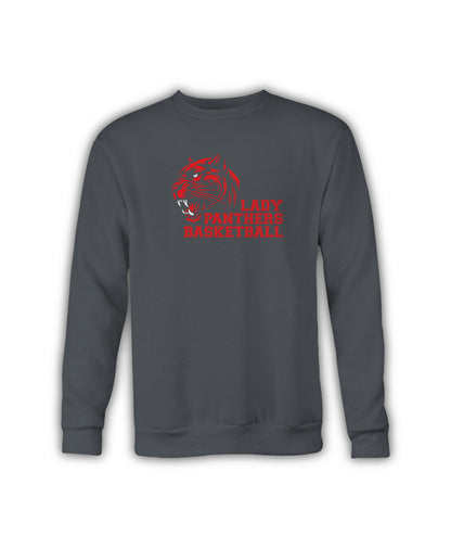 Crewneck Sweatshirt with Panther - Licking Valley Lady Panthers